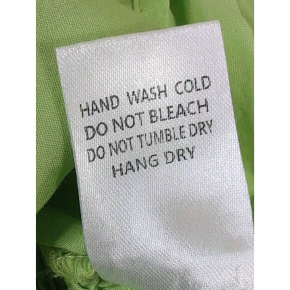 Vestique Cropped One Shoulder Top Womens M Green Ruffle Beachy Resort Glam Vaca - Picture 10 of 12